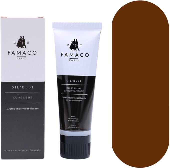 Famaco Tube Sil Best - Schoencreme - 322 Medium Brown / Marron Clair - 75ml