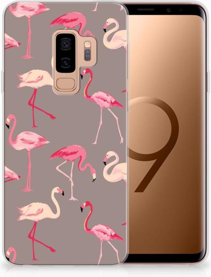 Samsung Galaxy S9 Plus TPU Hoesje Flamingo