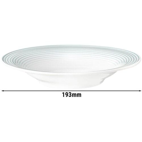 (6 stuks) SELTMANN WEIDEN Salade bord - Ø 190mm - Arctisch blauw Wit / Blauw