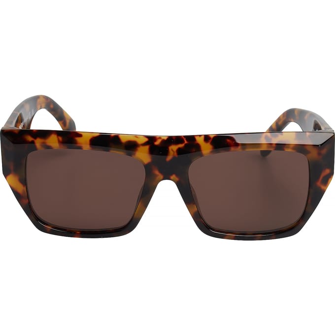 Dames Overmaatse Rechthoekige Zonnebril PERI052S24PLA0016064