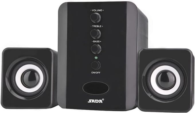 Mini 2.1 Bedrade Luidspreker met Subwoofer voor Laptop en PC - Draagbare Geluidskwaliteit