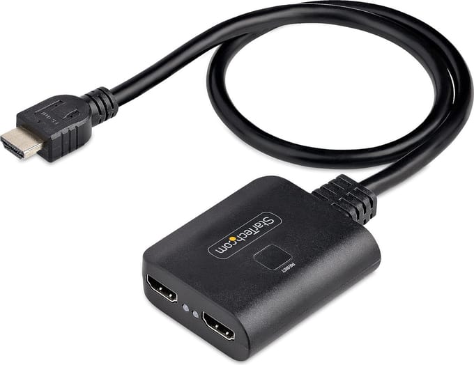 StarTech 2 poorts HDMI Splitter 1 In 2 Out - 4K 60Hz - HDR/HDCP