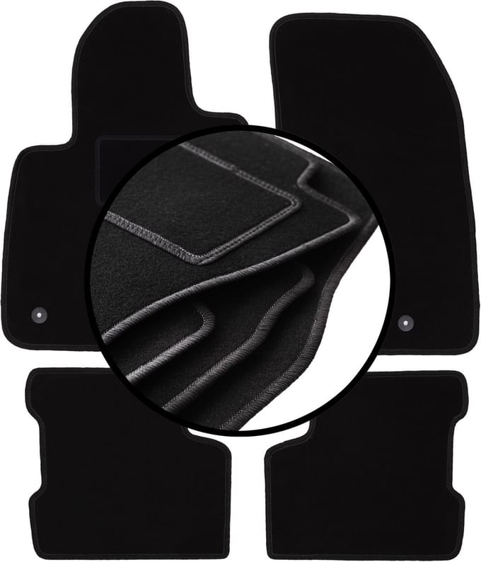 Complete set veloursmatten voor: Jeep Renegade SUV (2014-2019)