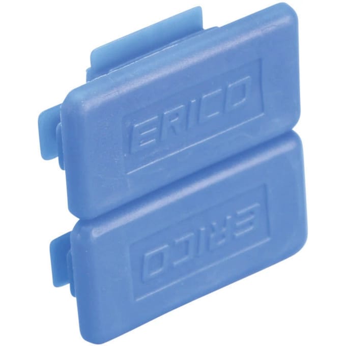 Blauwe Steunprofiel Eindkap 41x41mm - 313305 [5 Stuks]