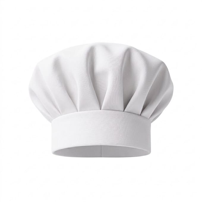 Tavas Cooker Koksmuts voor volwassenen verstelbaar met klittenband | Wit