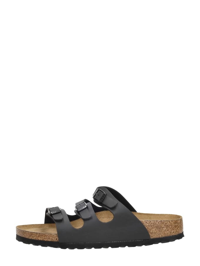 Birkenstock Florida slippers zwart  - Maat 42