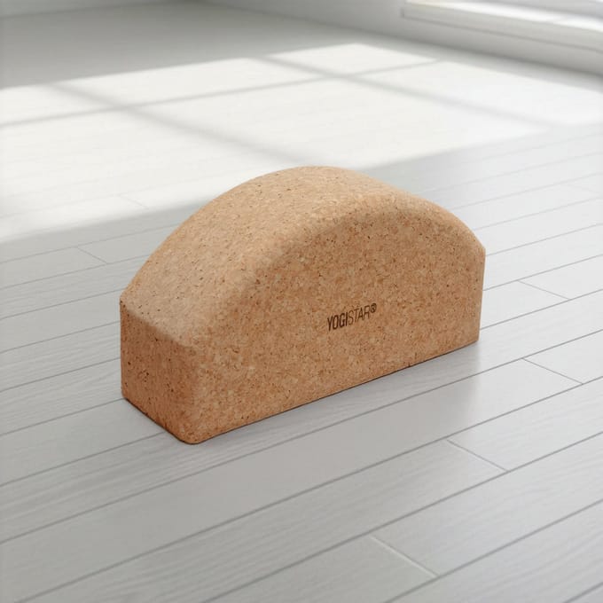 Yogablock yogiblock® halbrund - cork