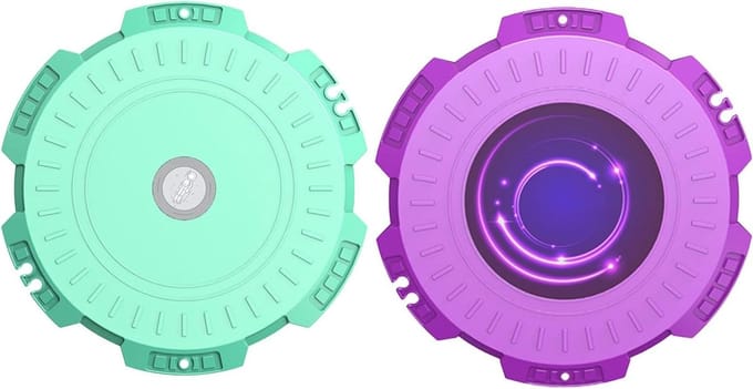 Taille Twister Disc - Twist Plate - Core Training - Magnetisch Ondersteuningssysteem - 28cm - Paars