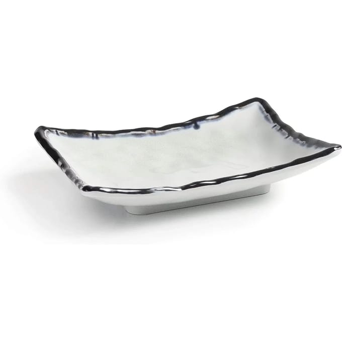 Rechthoekig melamine dienblad Lacor Sea 18x13,2x3,5 cm