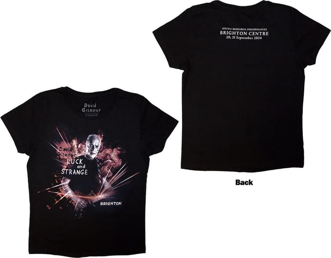 David Gilmour - Luck & Strange Brighton Dames T-shirt - S - Zwart
