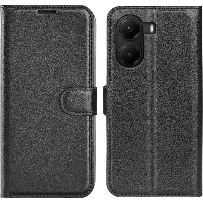 CaseBody POCO X7 Pro 5G Bookcase Hoesje Zwart