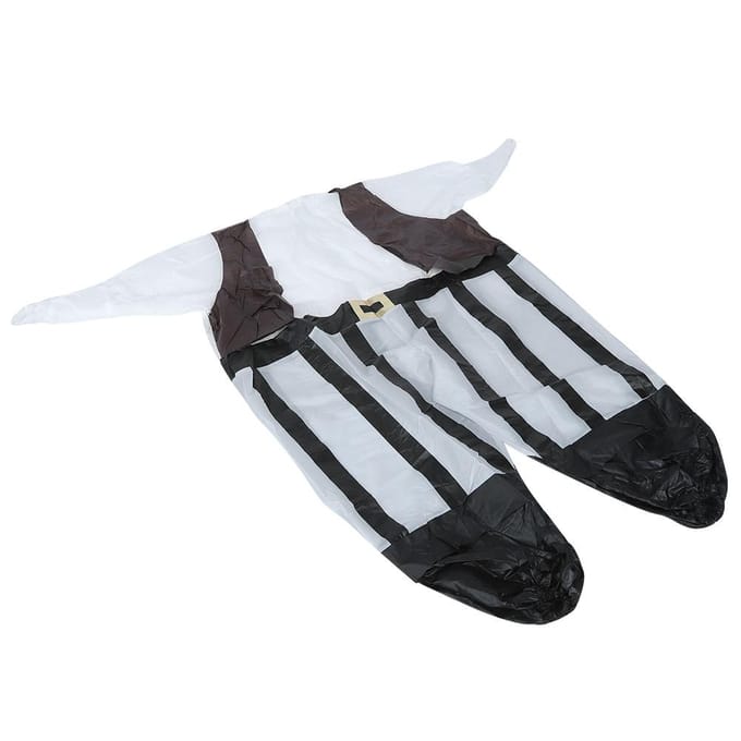 Innovatief 190T Waterdicht Polyester Doek Opblaaskostuum voor Festivals Halloween black