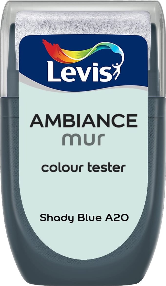 Levis - Muurverf Kleurtester Mat Mix - Shady Blue A20 - Mengverf - 30 Ml