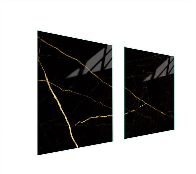TMK ArtDeko - Snijplank - Marmereffect - 85x52 cm - Veilig en Multifunctioneel