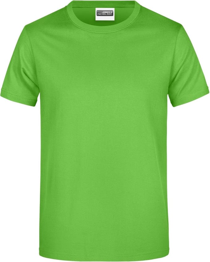 James And Nicholson Heren Basis T-Shirt (Kalk groen)