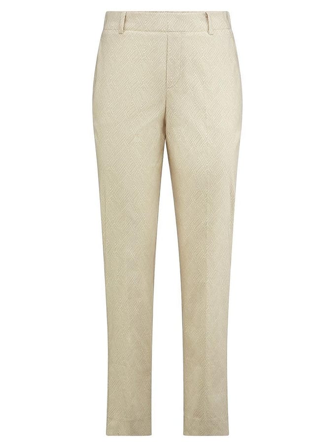 Slim Fit 7/8-broek Van Peter Hahn wit