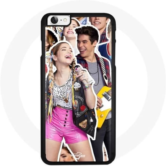 Coque - Maniacase - Iphone 4 - Poursuis Tes Rêves - Silicone - Souple noir