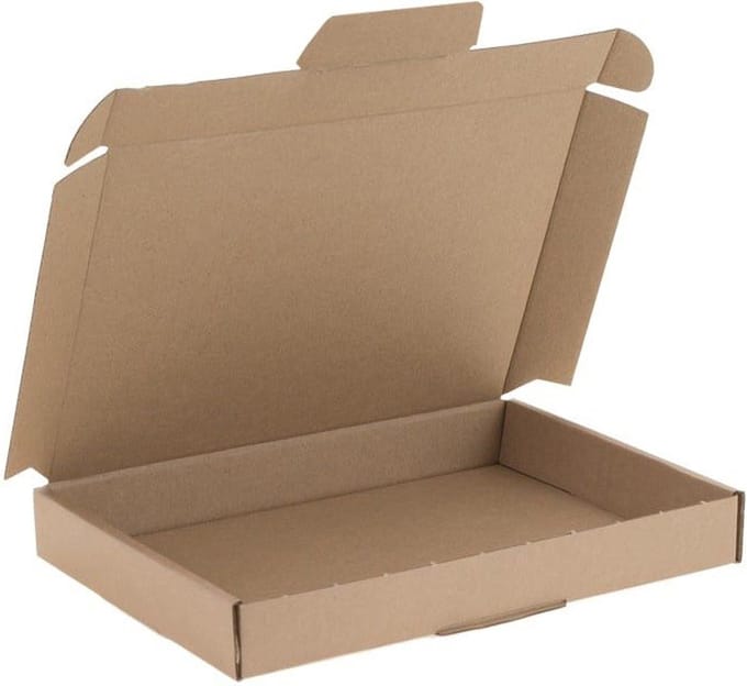 Boxstuff A6 Brievenbusdoosjes - 180 x 115 x 28 mm - A6 Formaat - 50 Stuks - Bruin