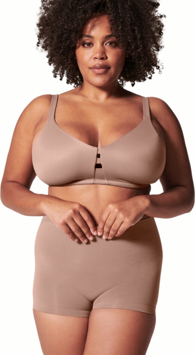 SPANXshape™ ExtraOrdinary Boyshort - Kleur Dark Nude (Cafe au Lait) - Maat M