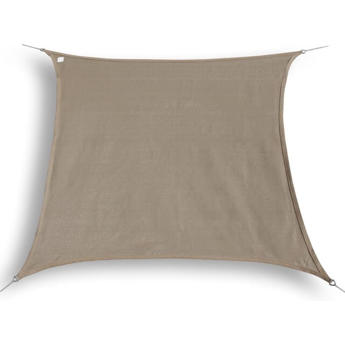 Hanse® Schaduwdoek vierkant waterdoorlatend 2x2 m zonnedoek