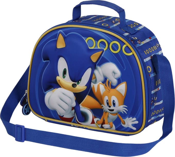 Karactermania - Sonic The Hedgehog - SEGA Tails-3D - Thermische Lunchtas - Snack - Blauw