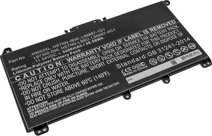 CoreParts MBXHP-BA0282 laptop reserve-onderdeel Batterij/Accu