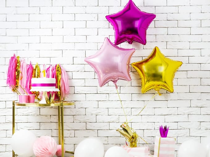 Partydeco - Folie Ster Goud (48 cm)