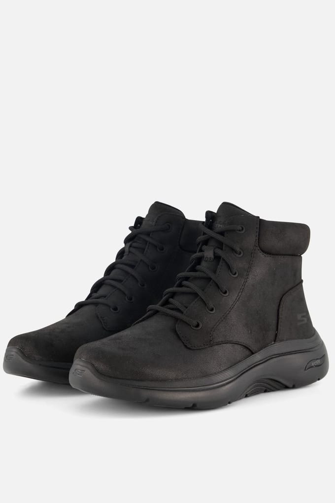 Skechers Go Walk Arch Fit 2.0 Veterboots zwart - Dames - Maat 39