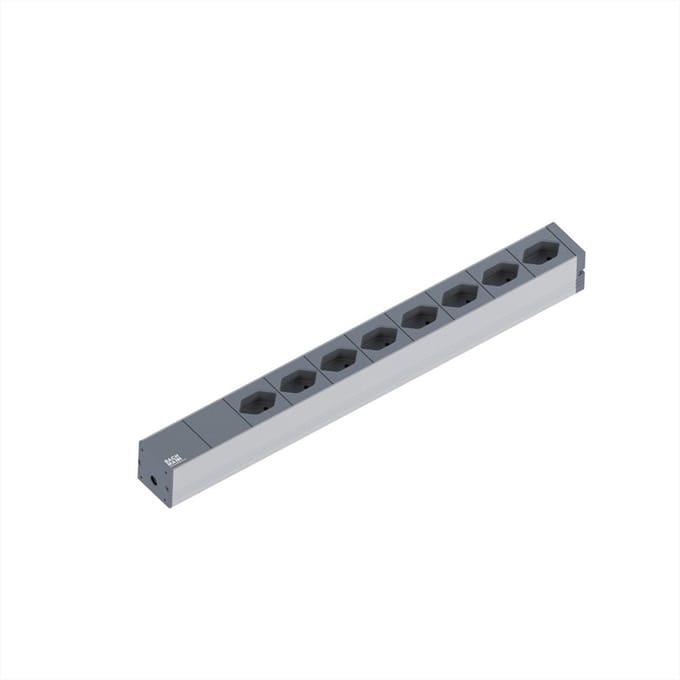BACHMANN 19 Stekkerdoos, 8xT13 Stopcontacten