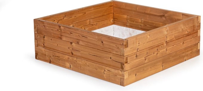 WITBOSCH - Zandbak - 107 x 107 x 37,5 cm - Duurzaam design - Thermowood