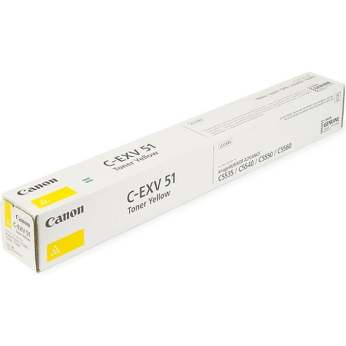 Canon C-EXV 51 toner cartridge geel (origineel)