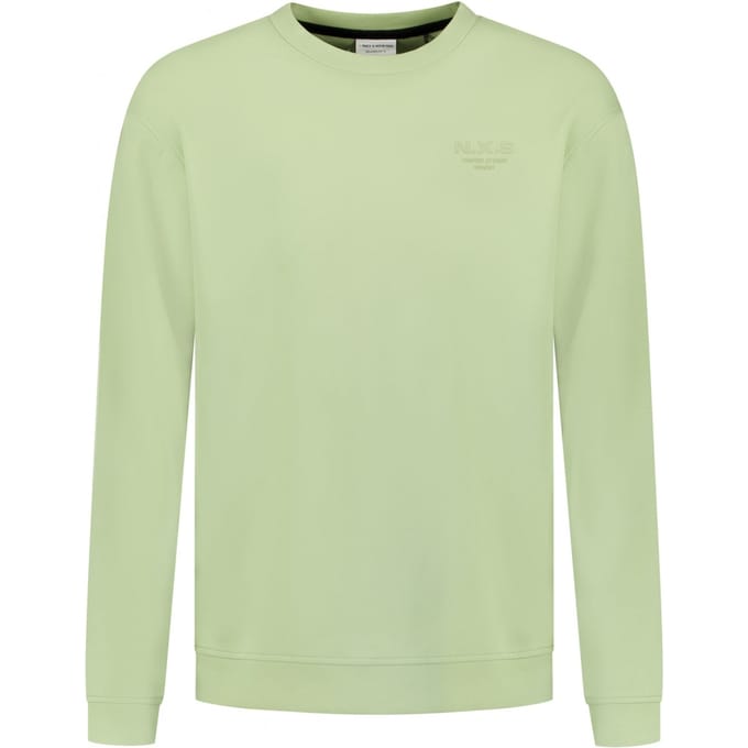No Excess Sweater Crewneck Interlock Green Größe: XL | Pullover Outlet | Herren | Grün