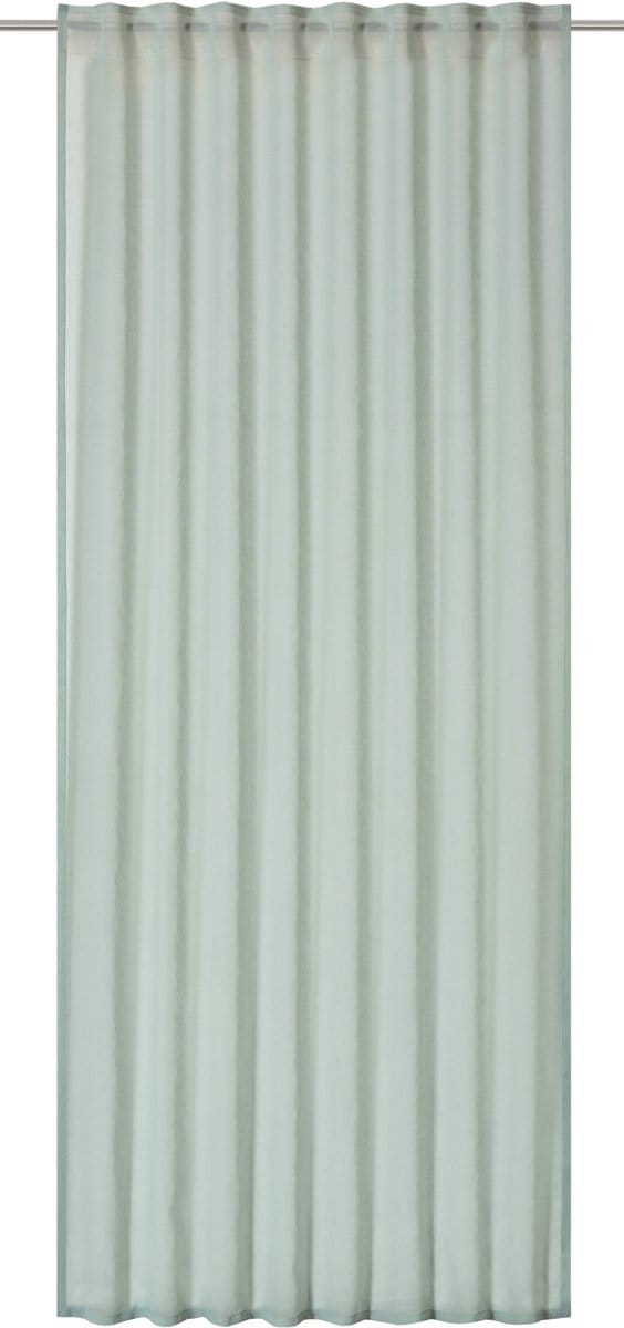 Elbersdrucke Gordijn met lussen Air 255x140 cm mint transparant