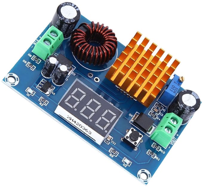 Dailygoody - Boost Converter - DC-DC Step Up Module - Hoge Stroom - Compact Formaat - Spanningsverhoging - Geschikt voor Auto en Elektronica - 5A