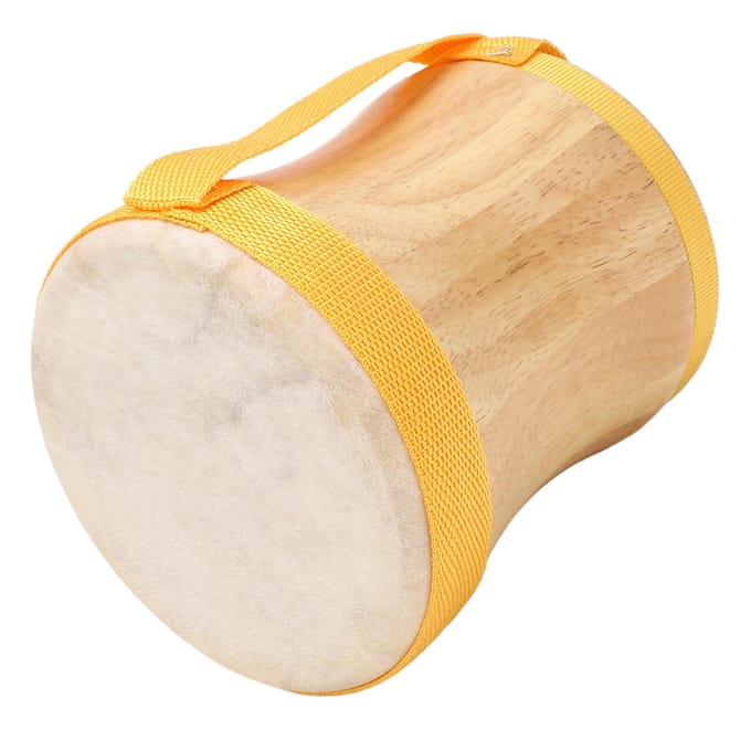 Handdrumstel Hout Schapenvacht Top Professioneel Percussie-instrument Drum met Stok Geel blauw
