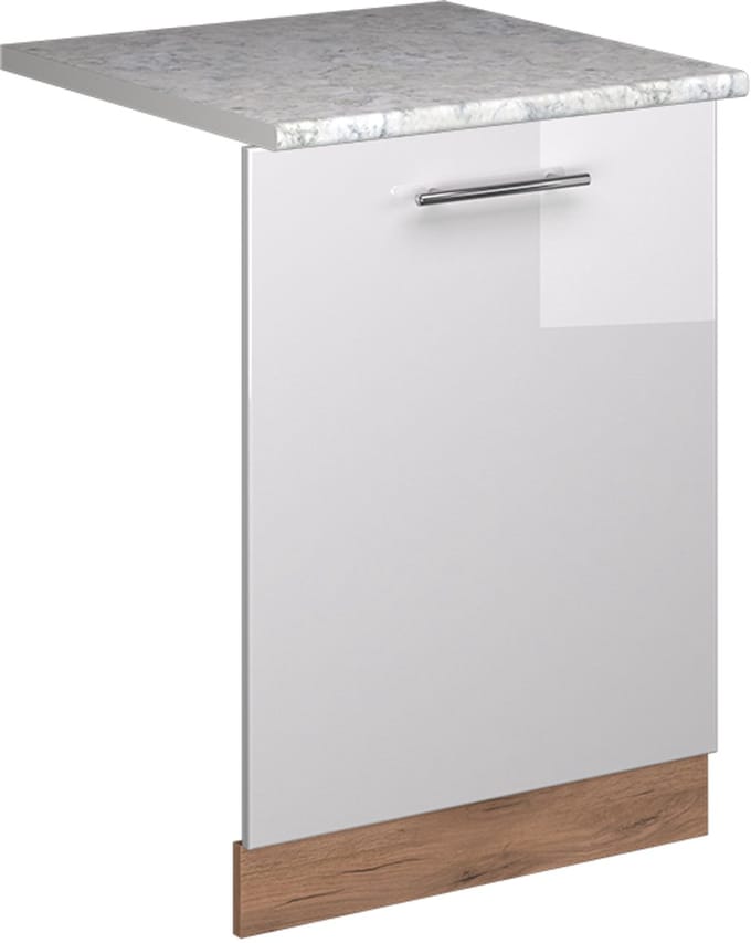 Vicco Fame-Line Vaatwasserfrontpaneel – 60 cm, WB Marmer Wit Hoogglans