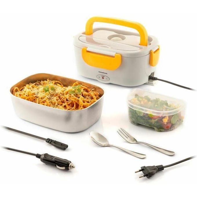 Boîte à Repas Électrique - Lunffi - InnovaGoods - 1,5 L - Acier inoxydable - Pliable grijs