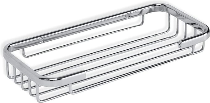 Tatay Krom Rectangular 20x9x3 Cm Douchemand Zilver