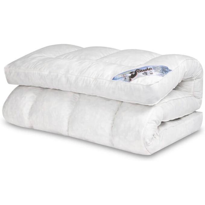 Fabiola Topper 90x200 cm - 10CM Topdekmatras - Matrastopper Veren & Traagschuim - Medium Hardheid
