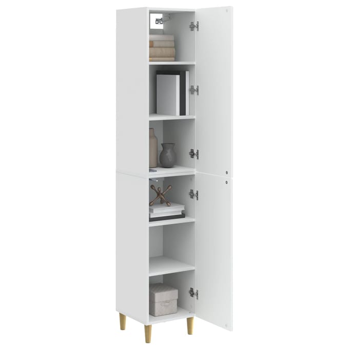 vidaXL - Kast - Set - 2 - st - Bewerkt - hout