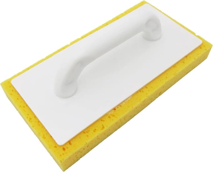 Stukadoors Troffel - Gips Float - Tegels Reinigen - Voor Grote Oppervlaktes - 28 x 14 cm - Grijs