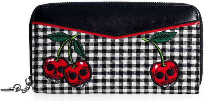 Banned - ROCKABILLY CHERRY Dames portemonnee - Zwart