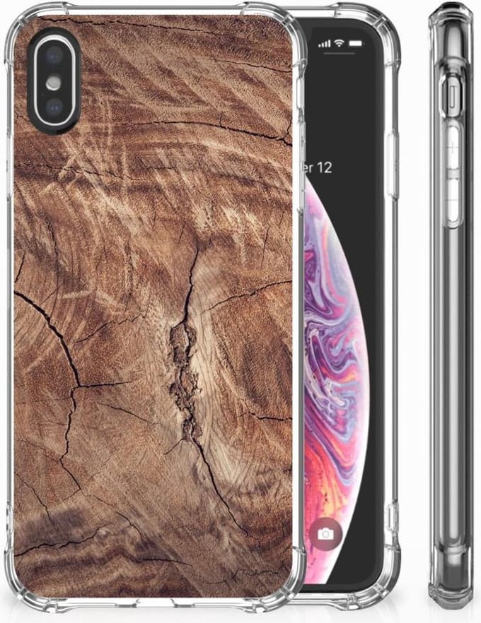 Apple iPhone X | Xs Stevig Telefoonhoesje Tree Trunk