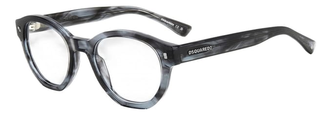Dsquared2 D2 0131 Grey horn 50/21/145 MAN Brilmonturen
