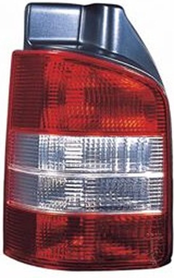 Achterlichtglas links Vw Multivan T5 (7hm, 7hn, 7hf, 7ef, 7em, 7en). Model: 2003-04 - 2015-08