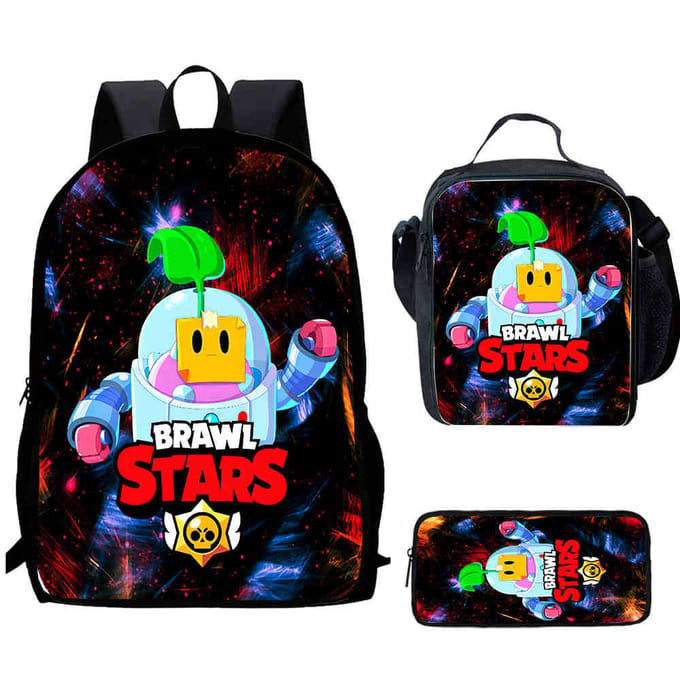 Sac à dos Brawl Stars Impression Haute Définition Multifonctionnel Léger