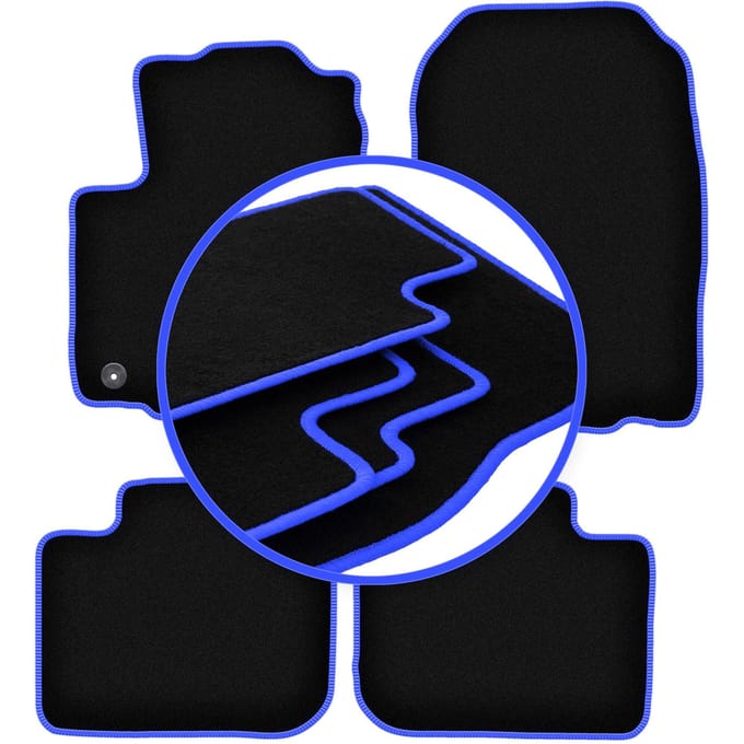CARLUX-BLUE automatten voor: Mitsubishi Colt VI Z30 hatchback (2004-2008)