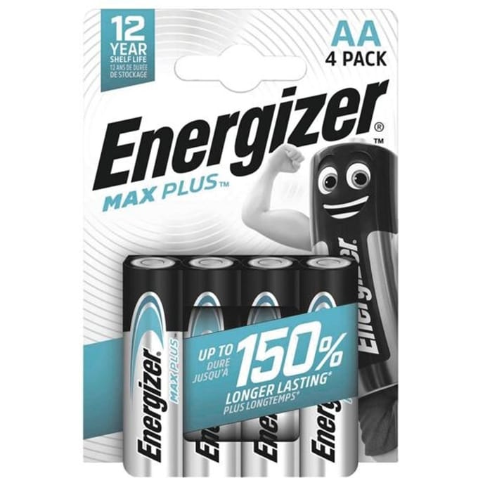 Energizer Battery Max Plus Aa Lr6 4 Stuks Alkaline Voor Kinderspeelgoed