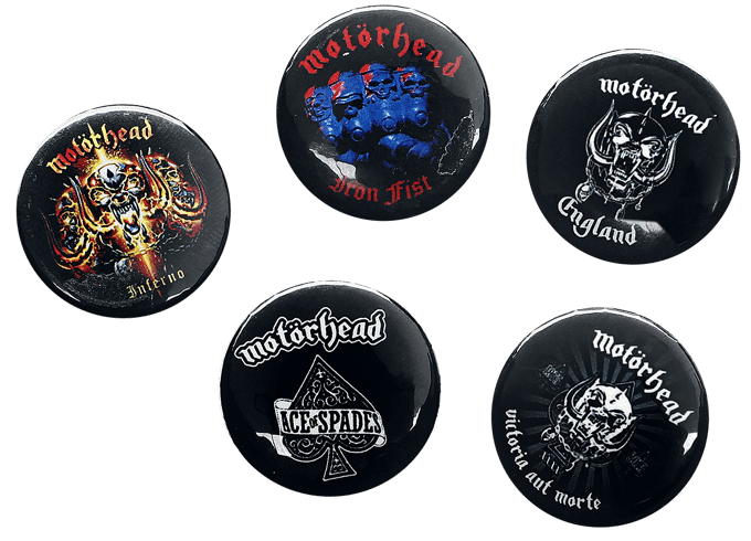 Motörhead England Unisex Badge - meerkleurig - Standard