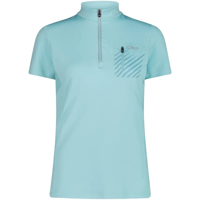 T-shirt ½ zip met zak voor dames CMP
